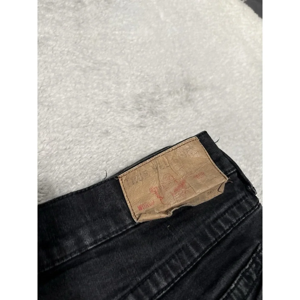True‎ Religion Ricky Relaxed Straight Jeans Men's 36x32 Black Faded Flap Pocket